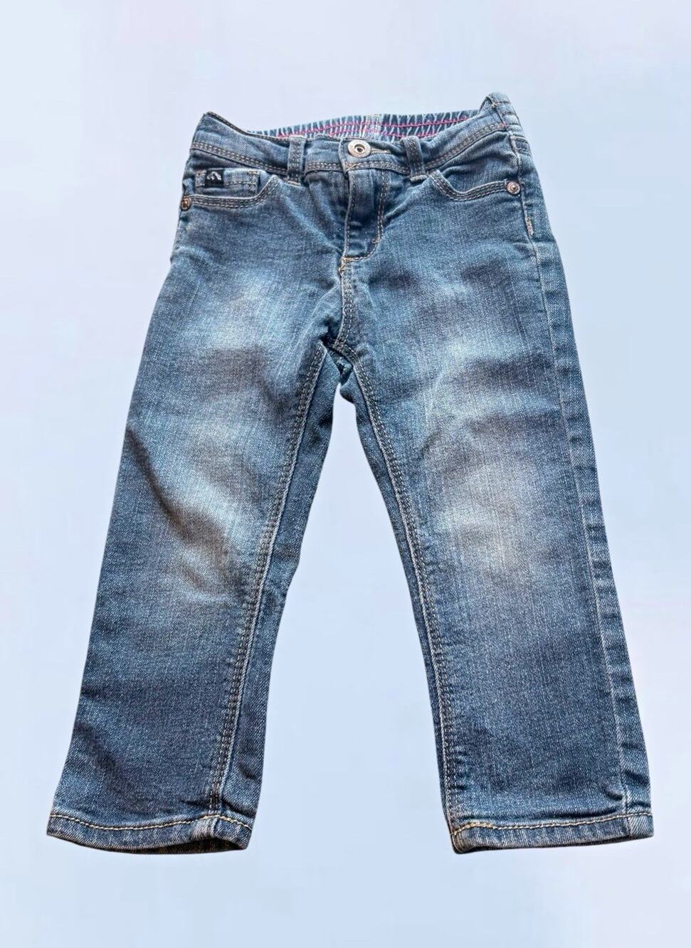 Jordache Toddler Size 24M Jeans Skinny Leg Medium Wash Blue Denim Stretch